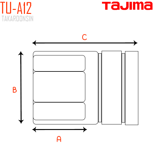 ลูกบ็อกซ์หัว 12 เหลี่ยม TAJIMA TU-A12