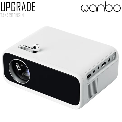 โปรเจคเตอร์ Wanbo Mini Projector (White) 