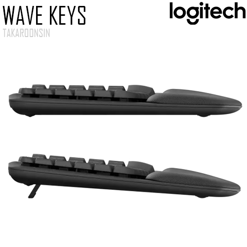 คีย์บอร์ดไร้สาย LOGITECH WAVE KEYS WIRELESS ERGONOMIC KEYBOARD