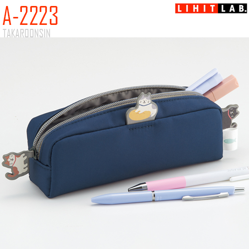 กระเป๋าใส่เครื่องเขียน LIHIT Nyan Scene Box Pen Pouch A-2223