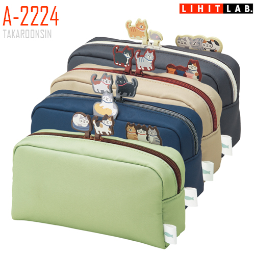 กระเป๋าใส่เครื่องเขียน LIHIT Nyan Scene Box Pen Pouch A-2224