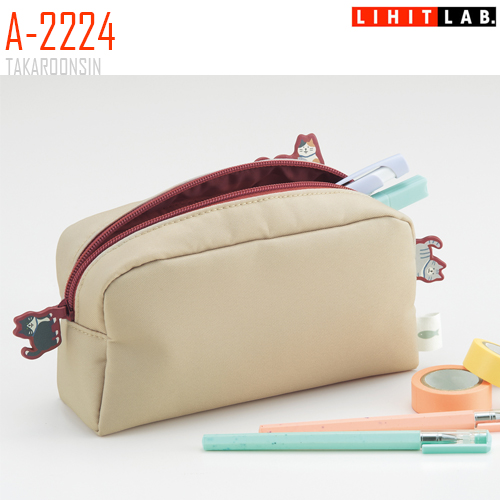 กระเป๋าใส่เครื่องเขียน LIHIT Nyan Scene Box Pen Pouch A-2224