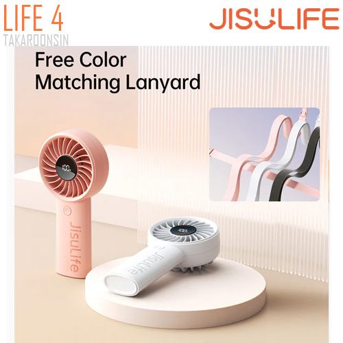 พัดลมขนาดพกพา JISULIFE Life 4 Handheld Fan (3600 mAH)