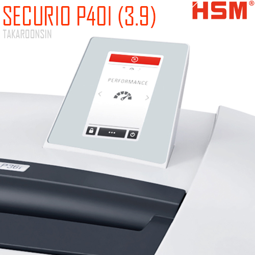 เครื่องทำลายเอกสาร HSM Securio P40i (3.9mm.)