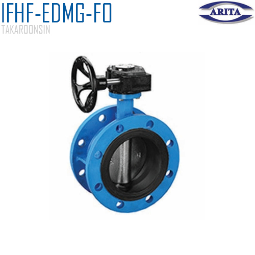 Cast Iron Concentric Double Flange Butterfly Valve, PN10