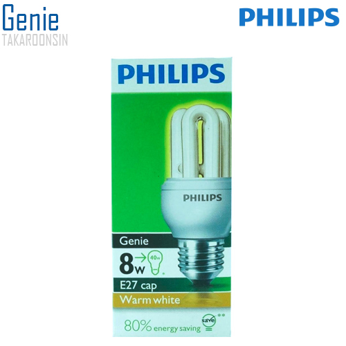 หลอดตะเกียบ 8W Genie Philips 