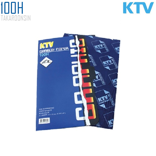 กระดาษคาร์บอน ชนิดเขียน น้ำเงิน 100H KTV Graphic