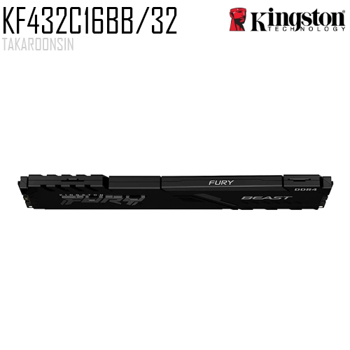 32GB (32GBx1) DDR4 3200MHz RAM (หน่วยความจำ) KINGSTON FURY BEAST DDR4 (BLACK)