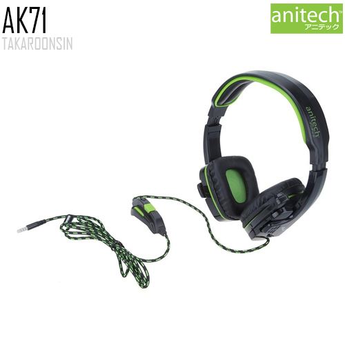 หูฟังเกมมิ่ง Anitech Headphone with Mic. รุ่น AK71