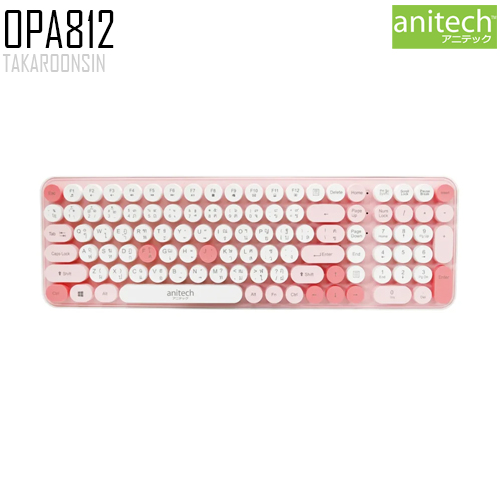 ชุดคีย์บอร์ดและเมาส์ ANITECH OPA812