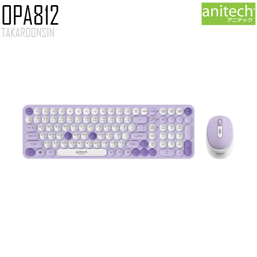 ชุดคีย์บอร์ดและเมาส์ ANITECH OPA812