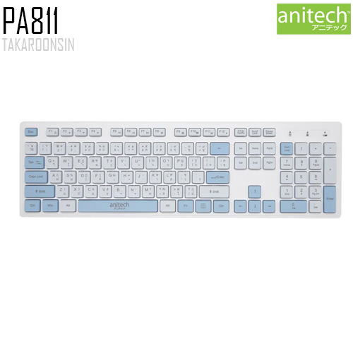 ชุดคีย์บอร์ดและเมาส์ไร้สาย ANITECH PA811