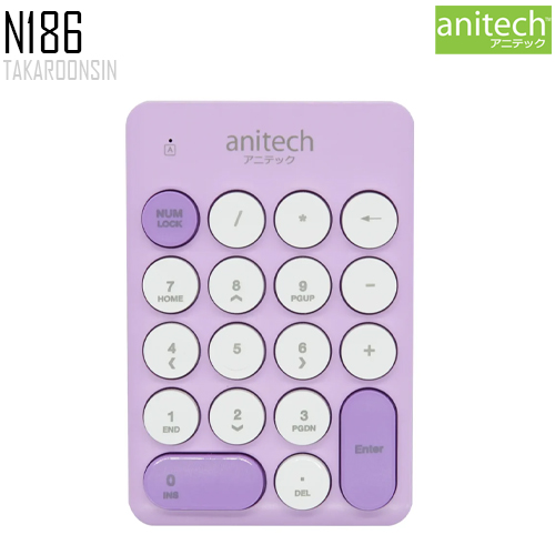 แป้นตัวเลขไร้สาย ANITECH Wireless Numpad N186