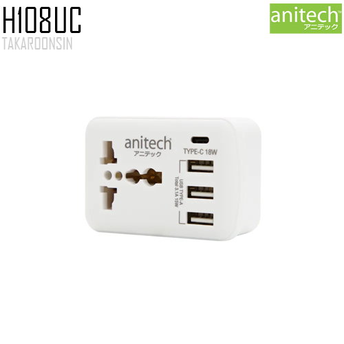 ปลั๊กแปลงพกพา ANITECH H108UC