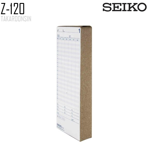 บัตรตอก SEIKO สำหรับรุ่น Z-120 (แพ็ค 100 แผ่น)