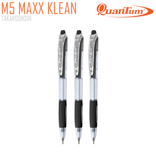 ปากกาลูกลื่น Quantum M5 MAXX KLEAN สีดำ