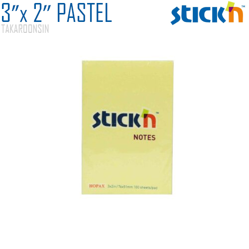 กระดาษโน้ต STICKN 3″x2″ คละสี 4+1 PASTEL กระดาษโน้ต STICKN 3″x2″ คละสี 4+1 PASTEL