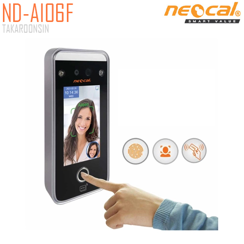 เครื่องสแกนลายนิ้วมือและใบหน้า NEOCAL ND-AI06F