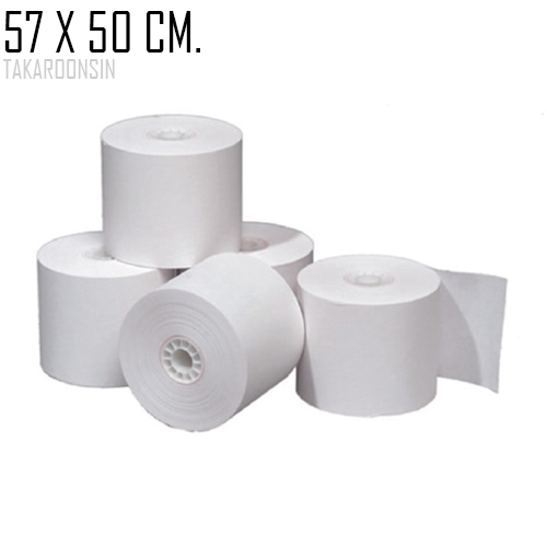 กระดาษเครื่องคิดเงิน Thermal 57 x 50 CM. กระดาษเครื่องคิดเงิน Thermal 57 x 50 CM.