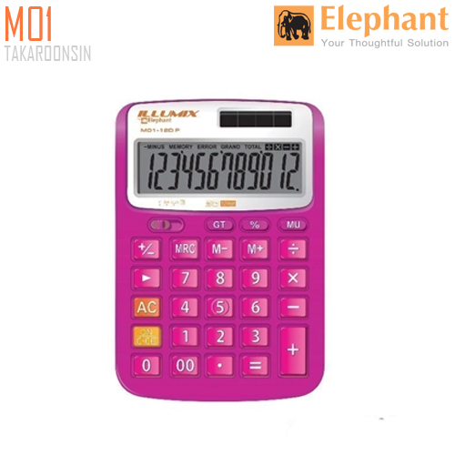 เครื่องคิดเลข ELEPHANT 12 หลัก รุ่น M01