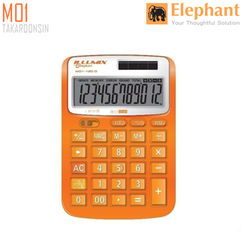 เครื่องคิดเลข ELEPHANT 12 หลัก รุ่น M01