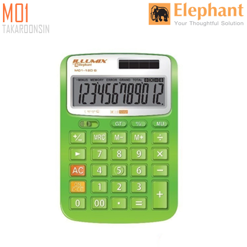 เครื่องคิดเลข ELEPHANT 12 หลัก รุ่น M01