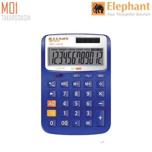 เครื่องคิดเลข ELEPHANT 12 หลัก รุ่น M01