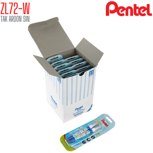 ปากกาลบคำผิด 4.2 มล. PENTEL ZL72-W MIT (แพ็ค 2 แท่ง)
