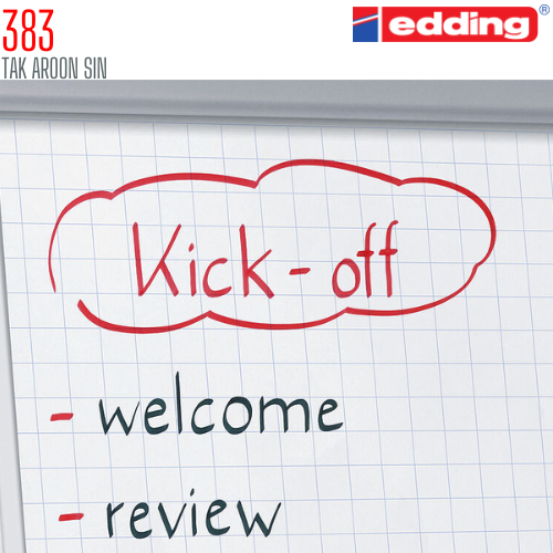 ปากกาเขียนฟลิปชาร์ท EDDING 383 หัวตัด