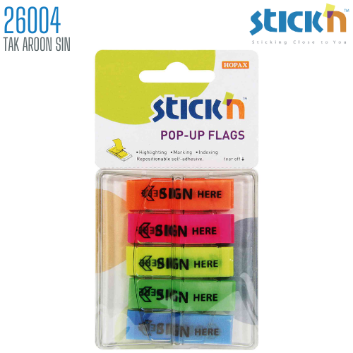 ฟิล์มโน๊ตดัชนี STICKN 26004 SIGN HERE