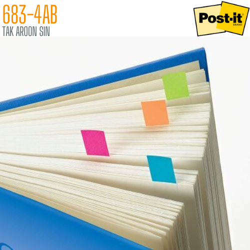 เทปแฟล็กซ์ โพสต์-อิท 683-4AB (0.47x1.7 นิ้ว) POST-IT