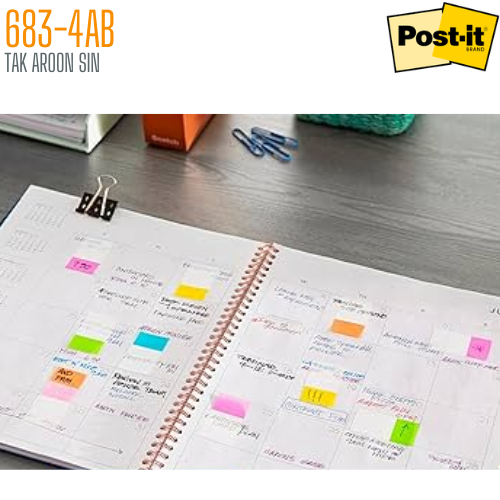 เทปแฟล็กซ์ โพสต์-อิท 683-4AB (0.47x1.7 นิ้ว) POST-IT
