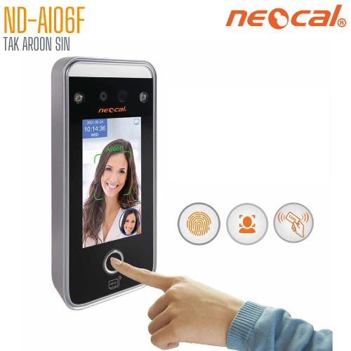 เครื่องสแกนลายนิ้วมือและใบหน้า NEOCAL ND-AI06F