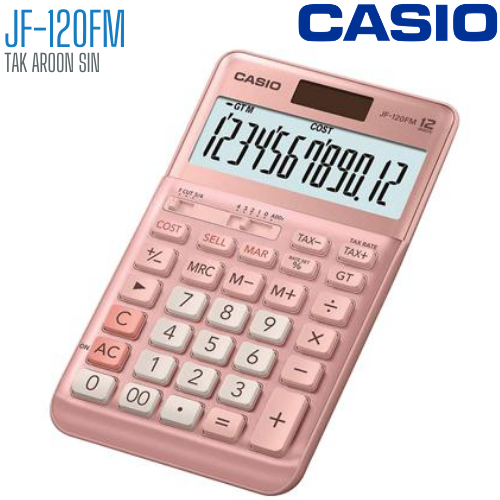 เครื่องคิดเลข CASIO 12 หลัก JF-120FM แบบมีฟังส์ชั่น
