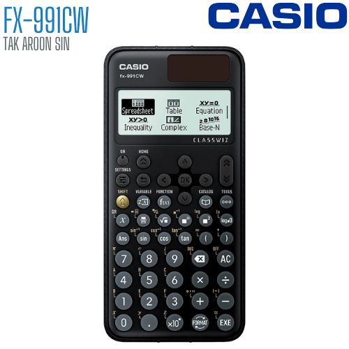เครื่องคิดเลขวิทยาศาสตร์ CASIO 10+2 หลัก รุ่น FX-991CW
