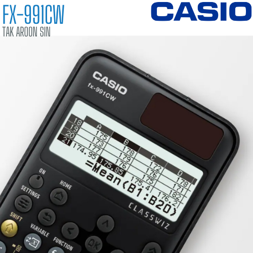 เครื่องคิดเลขวิทยาศาสตร์ CASIO 10+2 หลัก รุ่น FX-991CW