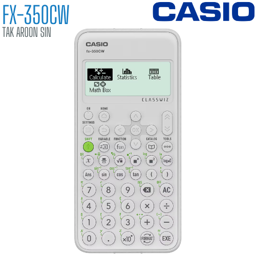 เครื่องคิดเลขวิทยาศาสตร์ CASIO 10+2 หลัก รุ่น FX-350CW
