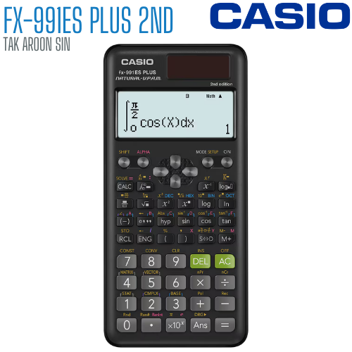 เครื่องคิดเลขวิทยาศาสตร์ CASIO 10+2 หลัก รุ่น FX-991ES PLUS 2ND