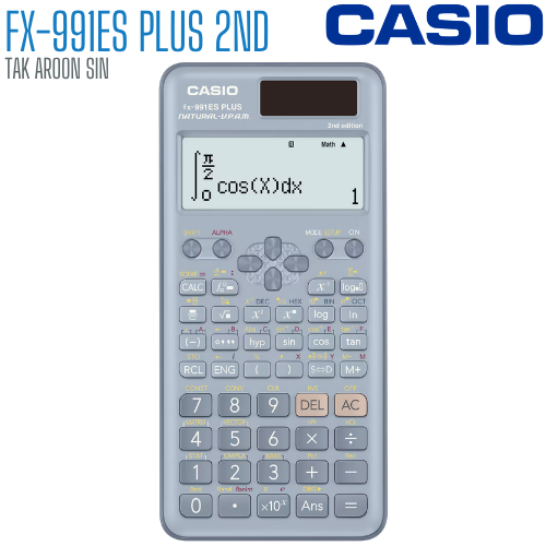 เครื่องคิดเลขวิทยาศาสตร์ CASIO 10+2 หลัก รุ่น FX-991ES PLUS 2ND