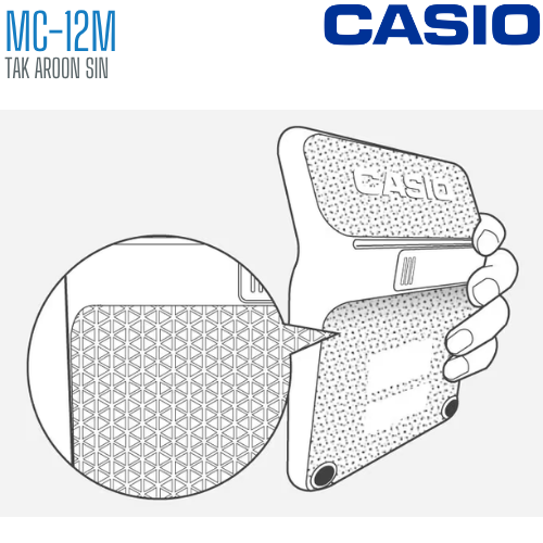 เครื่องคิดเลข CASIO 12 หลัก MC-12M แบบมีฟังส์ชั่น