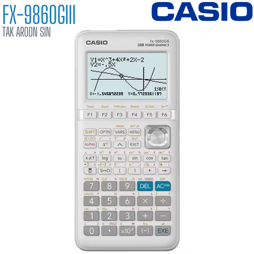 เครื่องคิดเลขวิทยาศาสตร์ CASIO 10+2 หลัก รุ่น FX-9860GIII