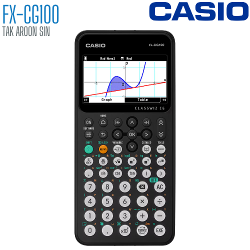 เครื่องคิดเลขวิทยาศาสตร์ CASIO 10+2 หลัก รุ่น FX-CG100