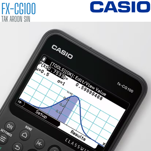 เครื่องคิดเลขวิทยาศาสตร์ CASIO 10+2 หลัก รุ่น FX-CG100