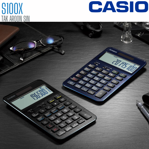 เครื่องคิดเลข CASIO 12 หลัก S100X แบบมีฟังส์ชั่น