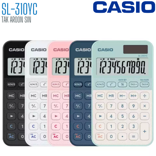 เครื่องคิดเลข CASIO 10 หลัก SL-310YC แบบพกพา