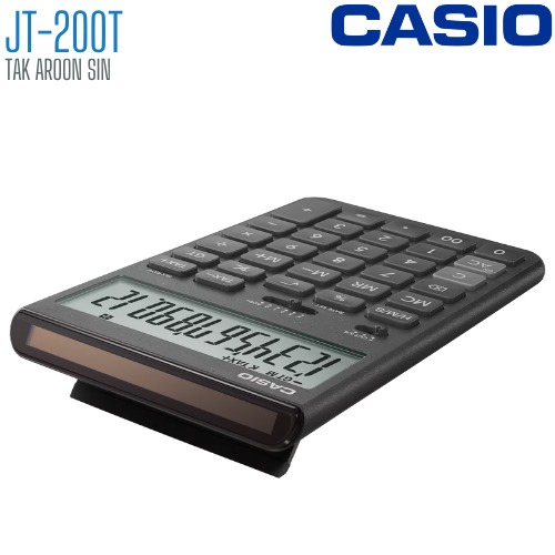 เครื่องคิดเลข CASIO 12 หลัก JT-200T แบบมีฟังส์ชั่น