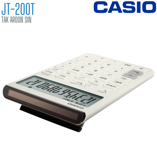 เครื่องคิดเลข CASIO 12 หลัก JT-200T แบบมีฟังส์ชั่น
