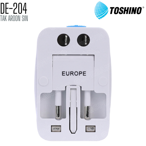 ปลั๊กแปลง TOSHINO DE-204 4 in 1