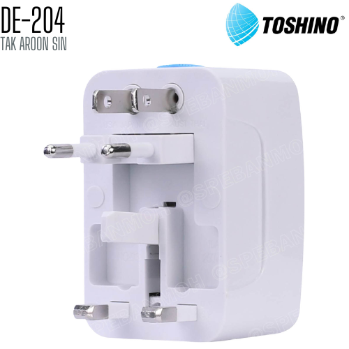 ปลั๊กแปลง TOSHINO DE-204 4 in 1
