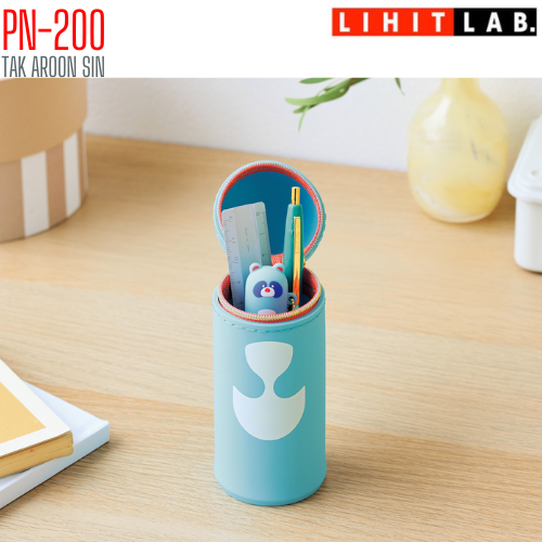 ปากกาลูกลื่นมินิพร้อมปลอกซิลิโคน LIHIT Cafe Punilabo Mini Ballpoint Pen PN-200 (Limited Edition)